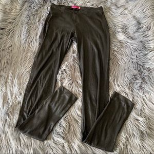 ALICE + OLIVIA faux suede leggings